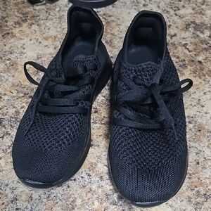 Black Knit Sneakers